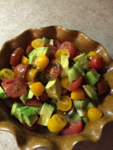 Tomato and Kiwi Salad recipe