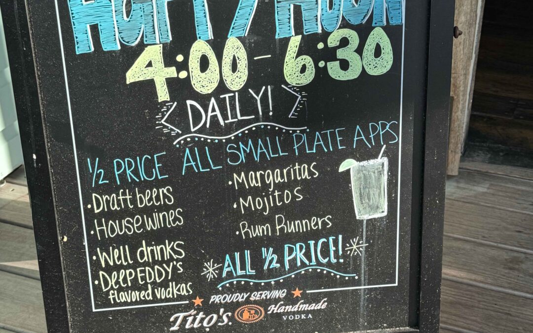 The Boathouse Happy Hour