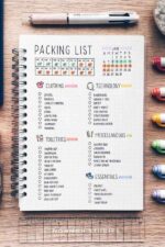 27 Creative Packing List and Travel Planning Spreads For Bullet Journal ...