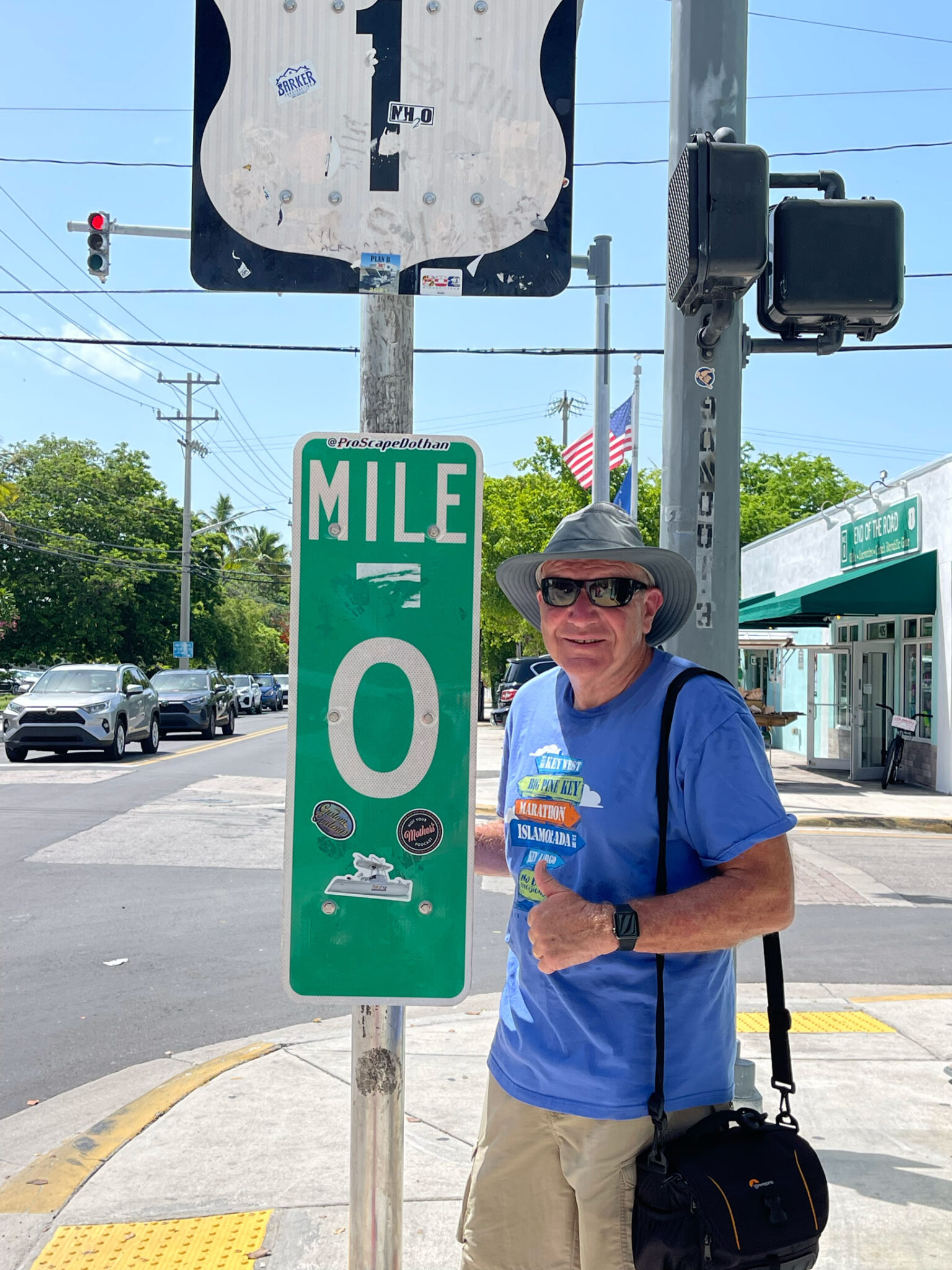 mile zero sign in key west