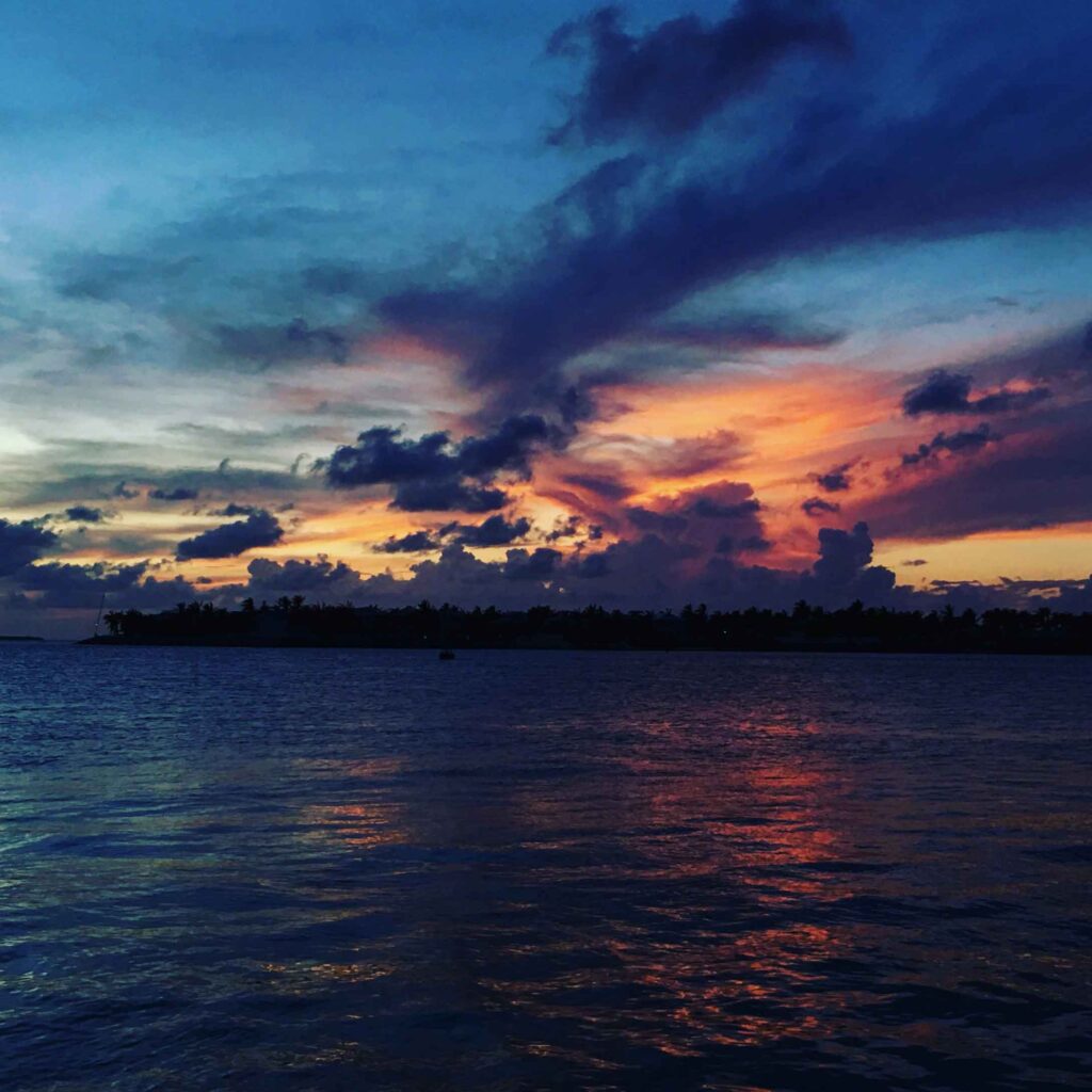 A beautiful Key West sunset.  