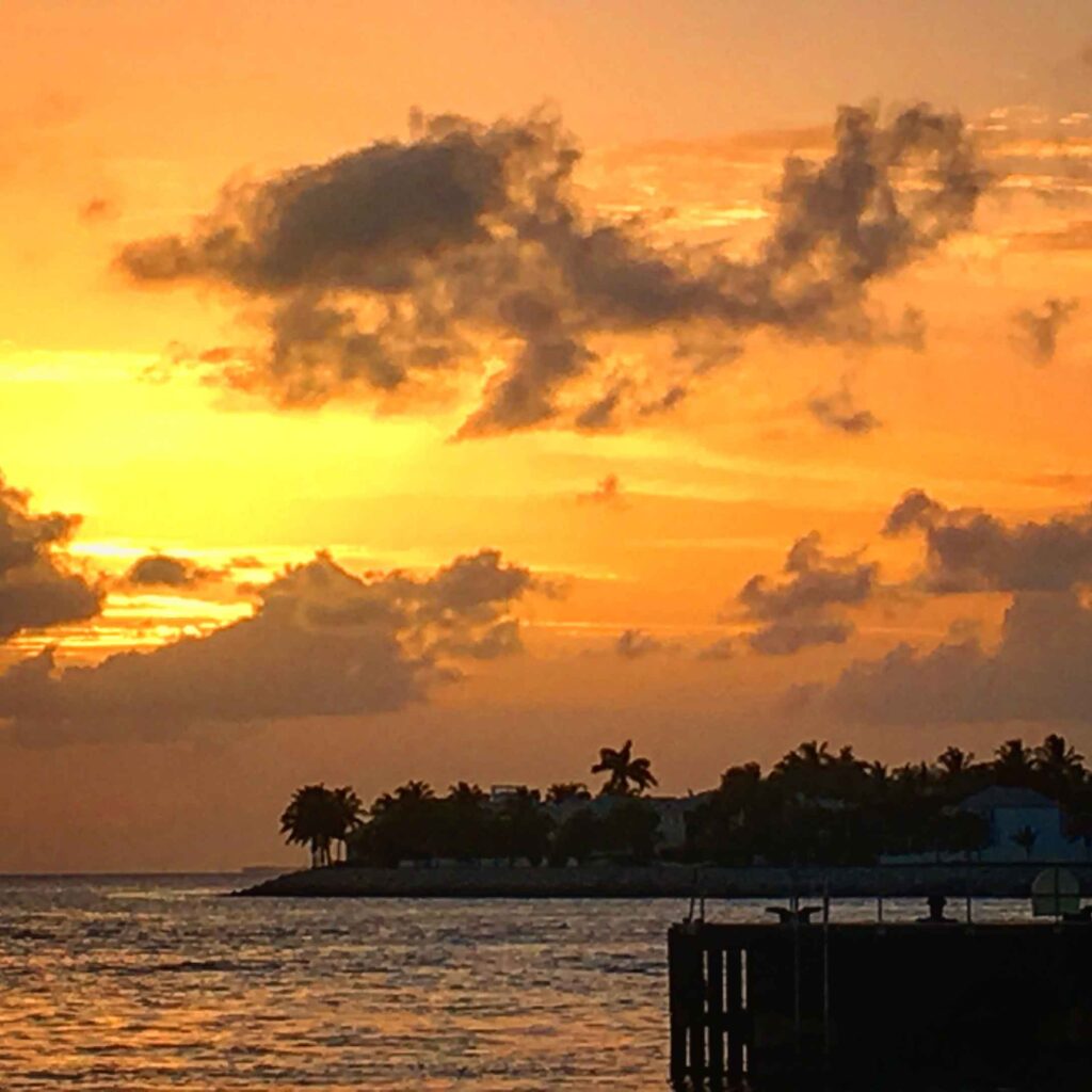 Key West Sunset View from Mallory Square
