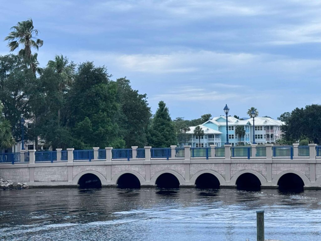 bridge to the entrance to Old Key West Resort