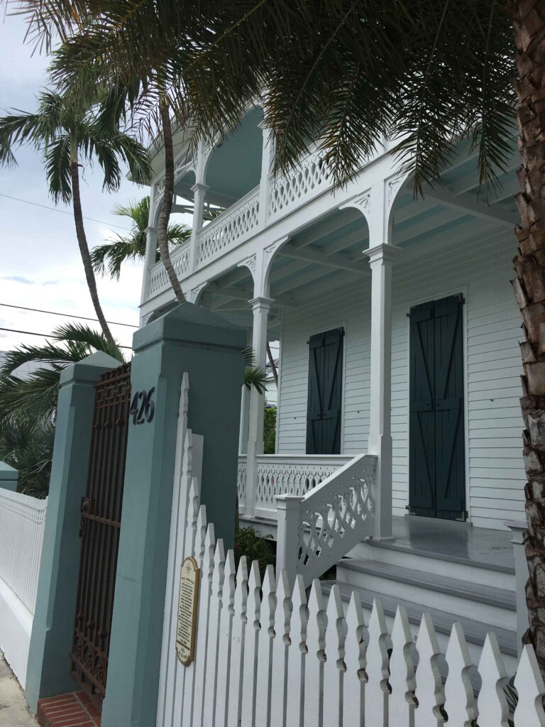 porch and street view of the sawyer navarro home